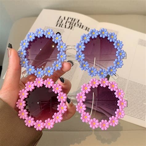 flower sunglasses adults|flower shaped sunglasses women.